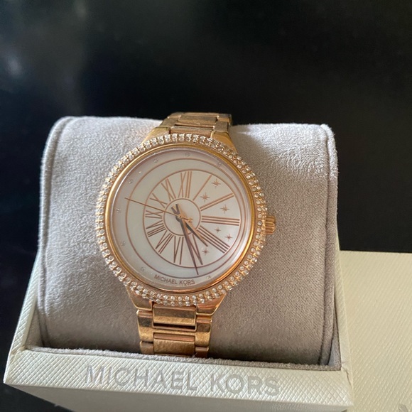 Michael Kors MK6551 Taryn White Dial Rose Gold Stainless Steel Women's Watch - Picture 1 of 5